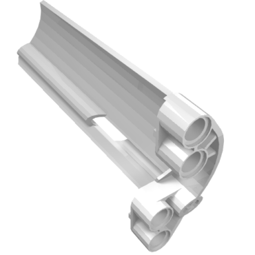 44351 - Technic, Panel Fairing #21 Large Long, Small Hole, Side B
