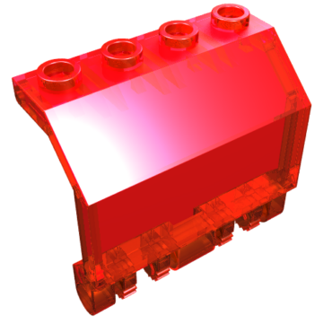 44572 - Panel 2 x 4 x 3 1/3 with Double Locking 2 Fingers Hinge