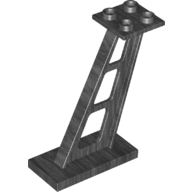4476b - Support 2 x 4 x 5 Stanchion Inclined, 5mm Wide Posts
