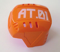 44790pb01 - Sports Hockey Helmet with 'AT.01' Pattern (Sticker) - Set 7708