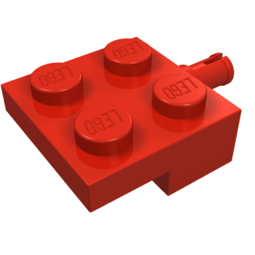 4488 - Plate, Modified 2 x 2 with Wheel Holder
