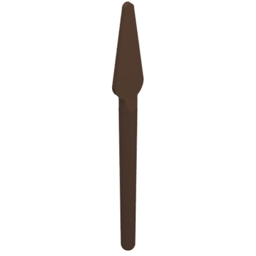 4497 - Minifigure, Weapon Pike / Spear - Handle with Round End