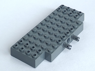 45403c01 - Brick, Modified 5 x 12 with 1 x 2 Cutouts and 3 Holes on Side with 2 Fixed Rotatable Friction Pins (45403 / bb1241)