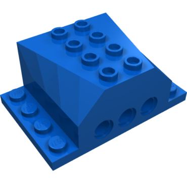 45407 - Vehicle, Engine Block 4 x 6 x 2 with Wedge Cutouts and Technic Holes