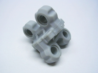 45574 - Technic, Spike Connector Flexible with Four Holes Perpendicular