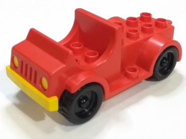 4575c01 - Duplo Car with 2 x 4 Studs Bed and Running Boards