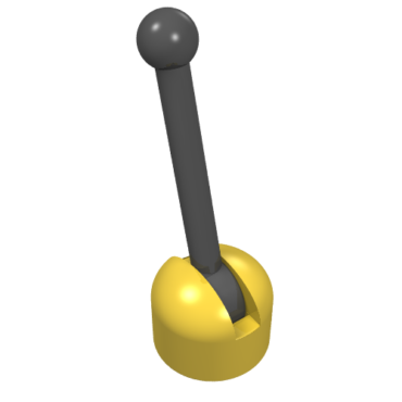 4592c01 - Antenna Small Base with Yellow Lever (4592 / 4593)