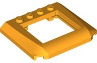 4652 - Wedge 5 x 6 x 2/3 Triple Curved with 3 x 4 Cutout for Window (Sunroof)