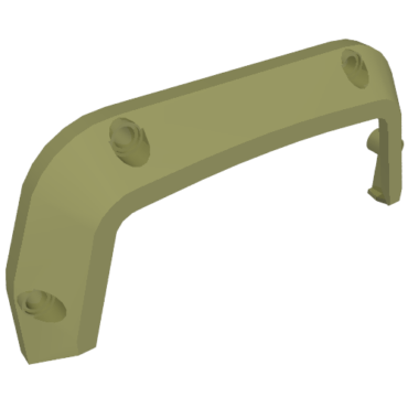 46882 - Technic, Panel Car Mudguard 15 x 2 x 7