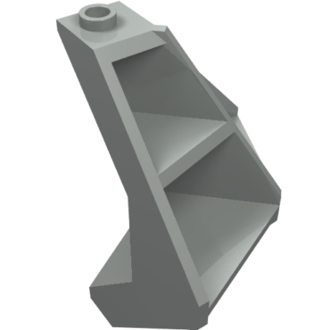 4737 - Panel 4 x 4 x 6 Corner Convex Ribbed