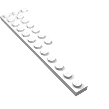 47397 - Wedge, Plate 12 x 3 Left