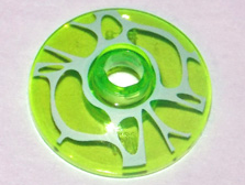4740pb010 - Dish 2 x 2 Inverted (Radar) with White Spider Web Pattern