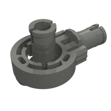 47455 - Technic Rotation Joint Ball Loop with 2 Perpendicular Pins with Friction