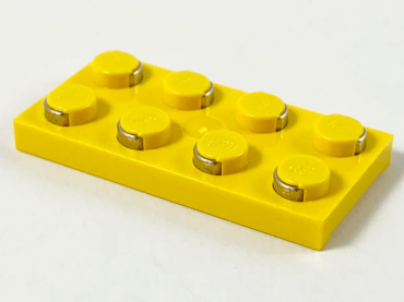 4757c01 - Electric Plate 2 x 4 with Contacts