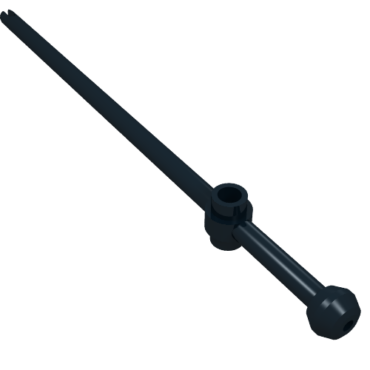 476 - Bar 12L with Open Stud, Tow Ball, and Slit (Boat Mast)