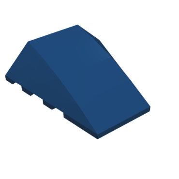 47753 - Wedge 4 x 4 Triple Curved No Studs