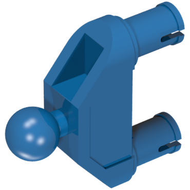 47972 - Technic, Pin Double Triangle 1 x 3 with Tow Ball