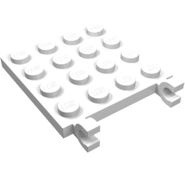 47998 - Plate, Modified 4 x 4 with 2 Clips (Horizontal Grip)