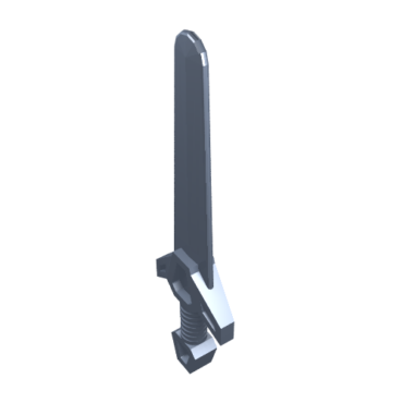 48495 - Minifigure, Weapon Sword, Greatsword Angular