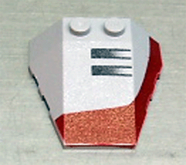 48933pb002 - Wedge 4 x 4 Triple with Stud Notches with Set 7260 Left Pattern