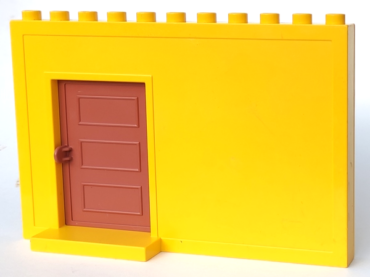 4901c01 - Duplo Wall 1 x 11 x 6 with Sliding Pocket Door