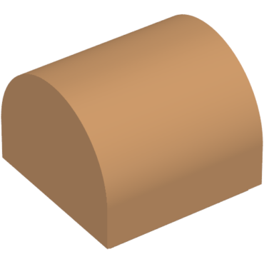 49307 - Slope, Curved 1 x 1 x 2/3 Double