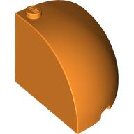 49612 - Brick, Round Corner 4 x 4 x 2 2/3 Dome Top