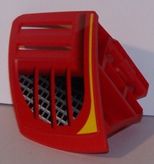49815pb01 - Technic, Panel RC Car Mudguard Small, Right with Vents Pattern (Sticker) - Set 8378