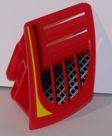 49816pb01 - Technic, Panel RC Car Mudguard Small, Left with Vents Pattern (Sticker) - Set 8378
