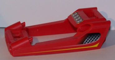49822pb02 - Technic, Panel RC Car Frame / Windscreen with Side Vents and Lights Pattern (Stickers) - Set 8378