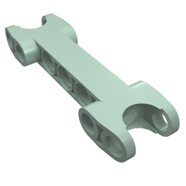 50898 - Technic, Axle and Pin Connector 2 x 7 with 2 Ball Joint Sockets, Rounded Ends