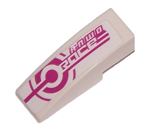 50950pb004 - Slope, Curved 3 x 1 with ANWO RACE Pattern (Sticker) - Set 8131