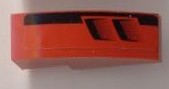 50950pb008L - Slope, Curved 3 x 1 with Black Tail and Engine Pattern Model Left (Sticker) - Set 8124
