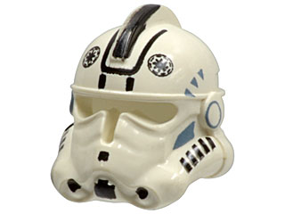 50995pb05 - Minifigure, Headgear Helmet SW Clone Trooper Ep.3 Pilot Pattern