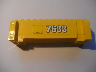 52041pb001 - Crane Section 4 x 12 x 3 with 8 Pin Holes with Service Door with Handle and '7633' Pattern on Both Sides (Stickers) - Set 7633