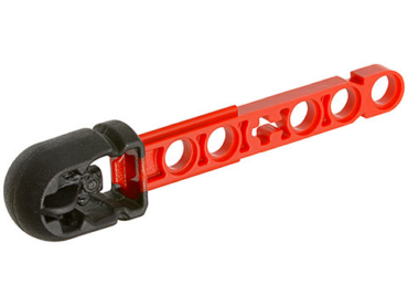 57028pb01 - Projectile Arrow, Liftarm Shaft with Molded Black Flexible Rubber Hollow End Pattern