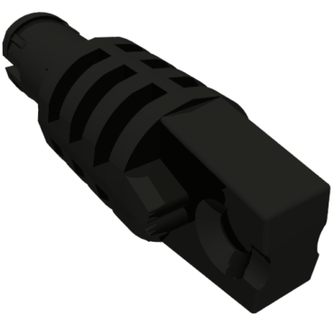57697 - Hinge Cylinder 1 x 3 Locking with 1 Finger and Pin with Squared Pin Hole and Friction Ridges on Ends