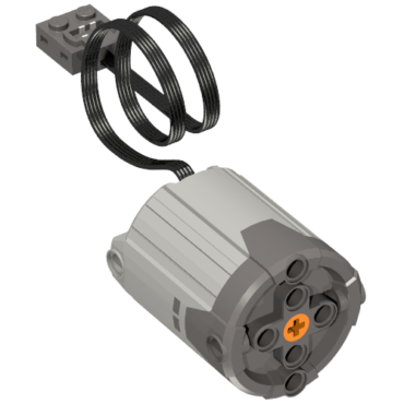 58121c01 - Electric, Motor 9V Power Functions XL with Dark Bluish Gray Bottom