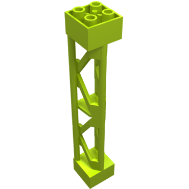 58827 - Support 2 x 2 x 10 Girder Triangular Vertical - Type 3 - 3 Posts, 2 Sections