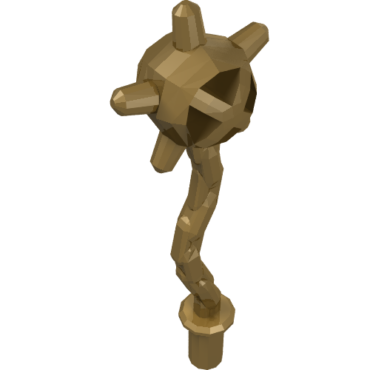 59232 - Minifigure, Weapon Spiked Flail / Mace