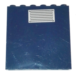 59349pb135 - Panel 1 x 6 x 5 with Air Vent Pattern (Sticker) - Set 8635
