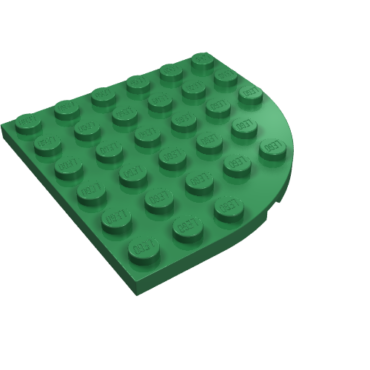 6003 - Plate, Round Corner 6 x 6