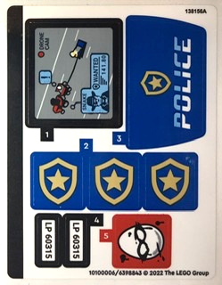 60315stk01 - Sticker Sheet for Set 60315 - (10100006/6398843)
