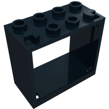 60598 - Window 2 x 4 x 3 - Hollow Studs