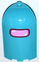 6059pb02 - Panel 3 x 3 x 6 Corner Convex with Curved Top with Bright Pink Window Pattern (Sticker) - Set 3186