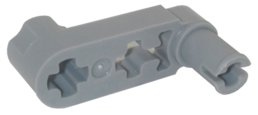 61408 - Technic, Liftarm, Modified Crank / Pin 1 x 3 - Axle Holes and Squared Pin Hole