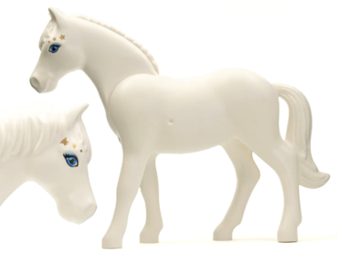 6171pb01 - Horse, Belville with Blue Eyes and Gold Stars Pattern
