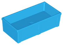 61896 - Duplo Animal Accessory Feeding Trough 2 x 4 x 1 with Straight Sides