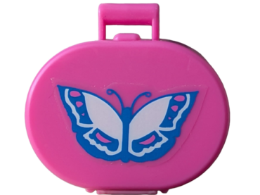 6203pb04 - Scala Utensil Oval Case with Butterfly Pattern (Sticker) - Set 5870
