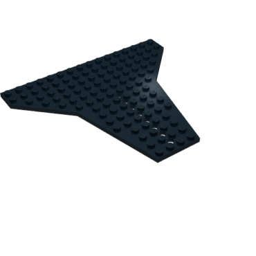 6219 - Wedge, Plate 16 x 14 Shuttle